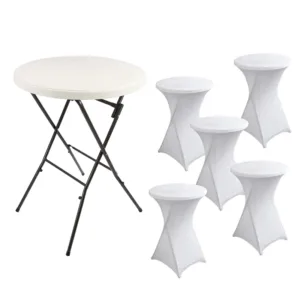 plastic wedding table