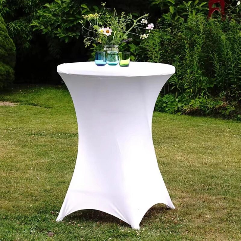 HDPE Plastic White Cocktail Table for Outdoor Event