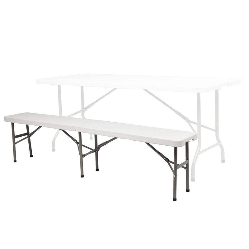 Plastic foldable table
