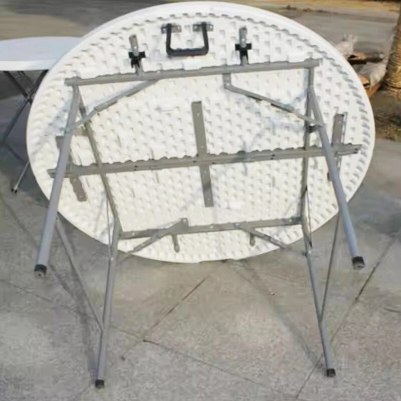 round folding plastic table