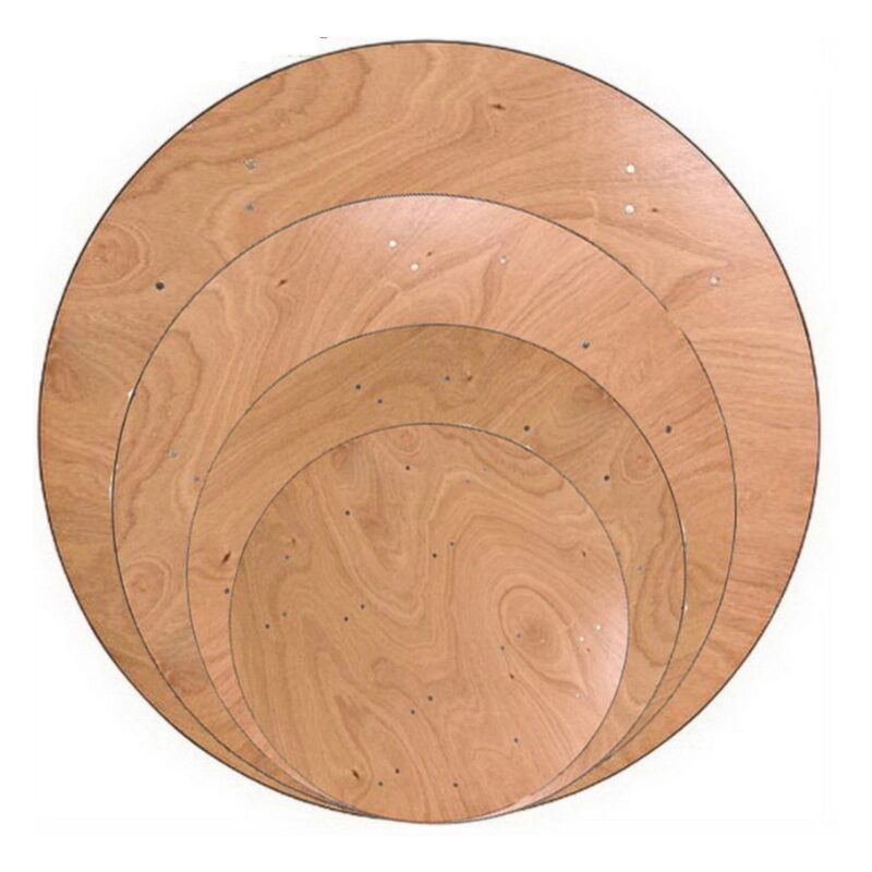 round folding wooden wedding big table
