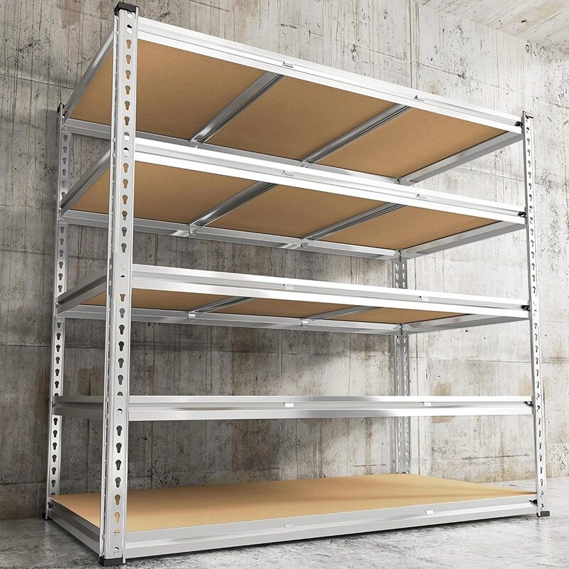 Rivet metal heavy duty shelves